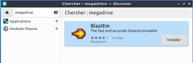 Blastem dans Discover