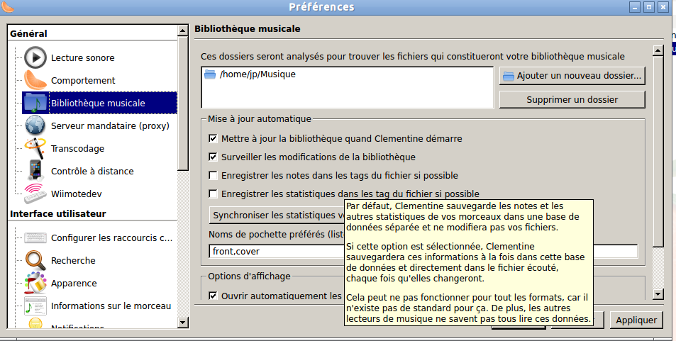 clementine bibliotheque