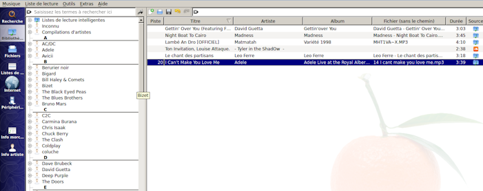 clementine audio player