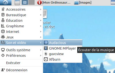 Ecouter de la musique avec Audacious
