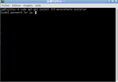 installer les polices microsoft