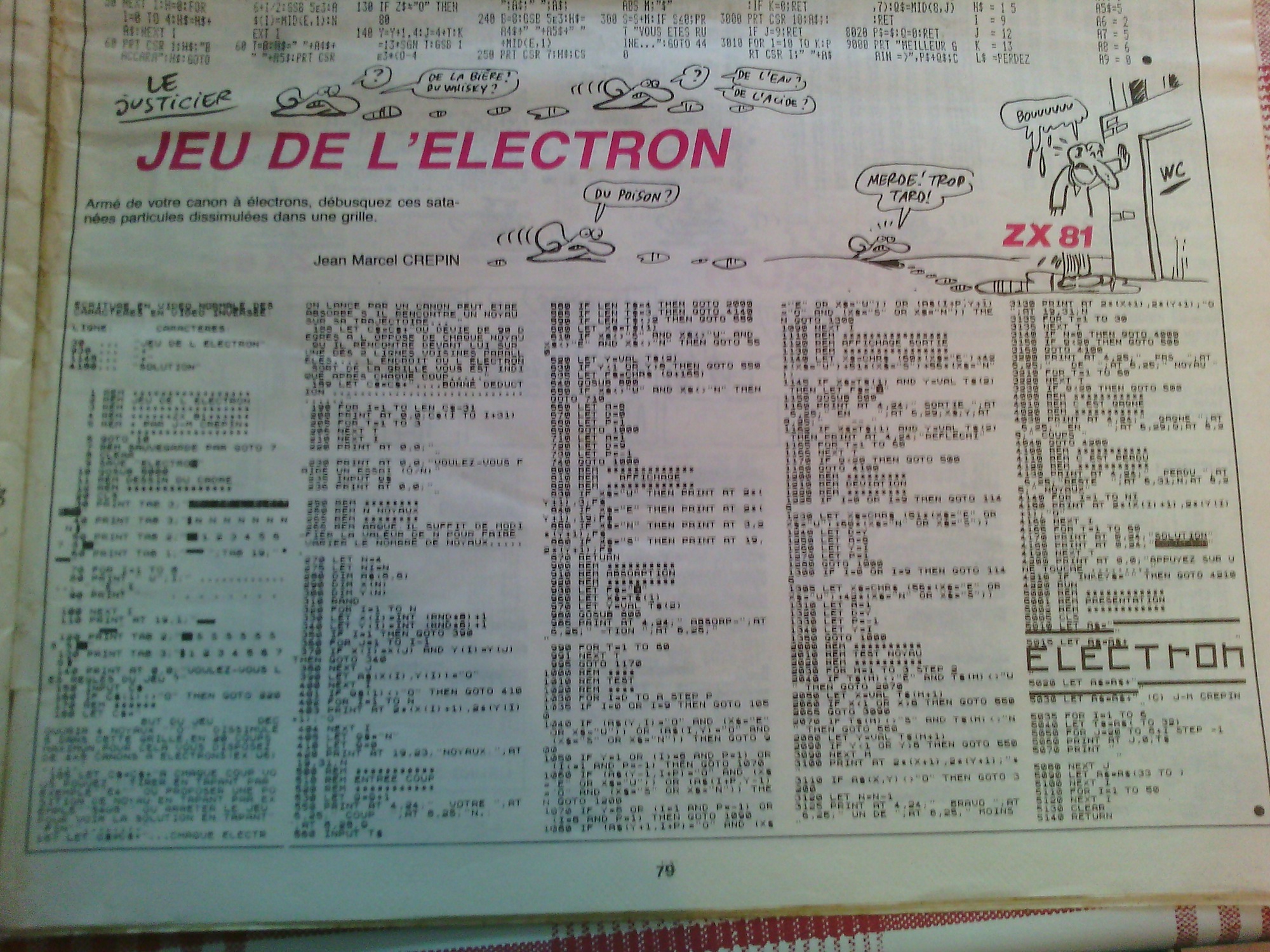 ZX81 sur Hebdogiciel