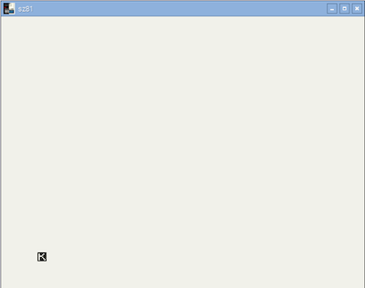ZX81 sous Linux - accueil